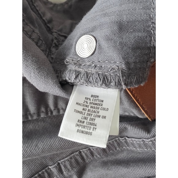 Bonobos Mens Slim Fit Grey Chino Pants 5-Pocket Stretch Cotton 36x34 Mens Grey - Picture 8 of 8